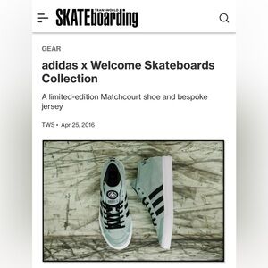 Adidas x Welcome Limited Edition Matchcourts